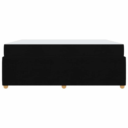 Struttura del letto con materasso Nero 180 x 200 cm Tessuto | homemem39