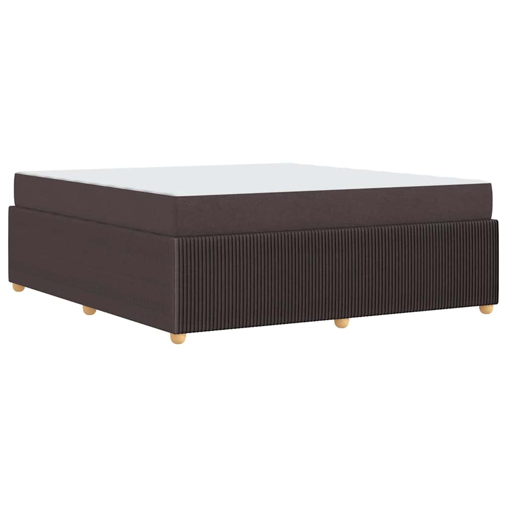 Struttura del letto Marrone Scuro 180 x 200 cm Tessuto | homemem39