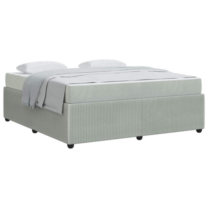 Struttura del letto Grigio chiaro 180 x 200 cm Tessuto | homemem39