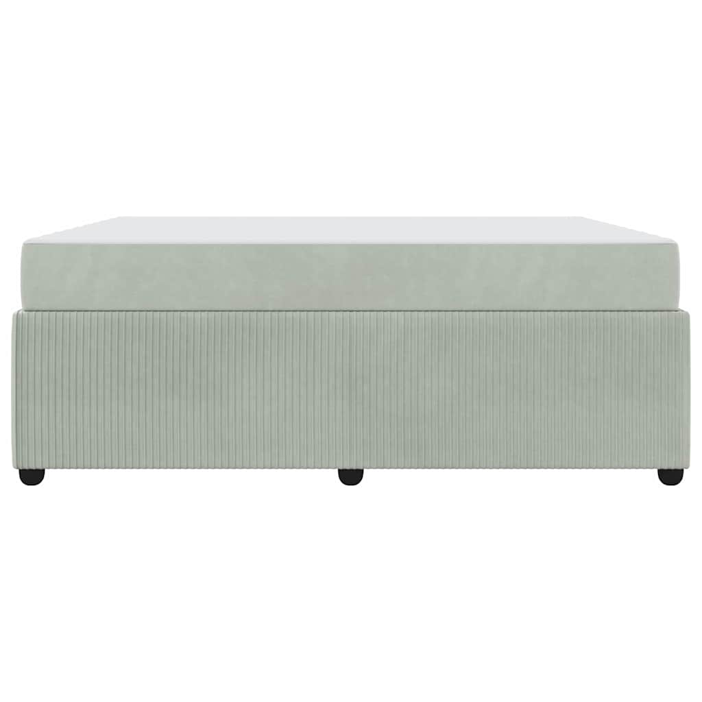 Struttura del letto Grigio chiaro 180 x 200 cm Tessuto | homemem39