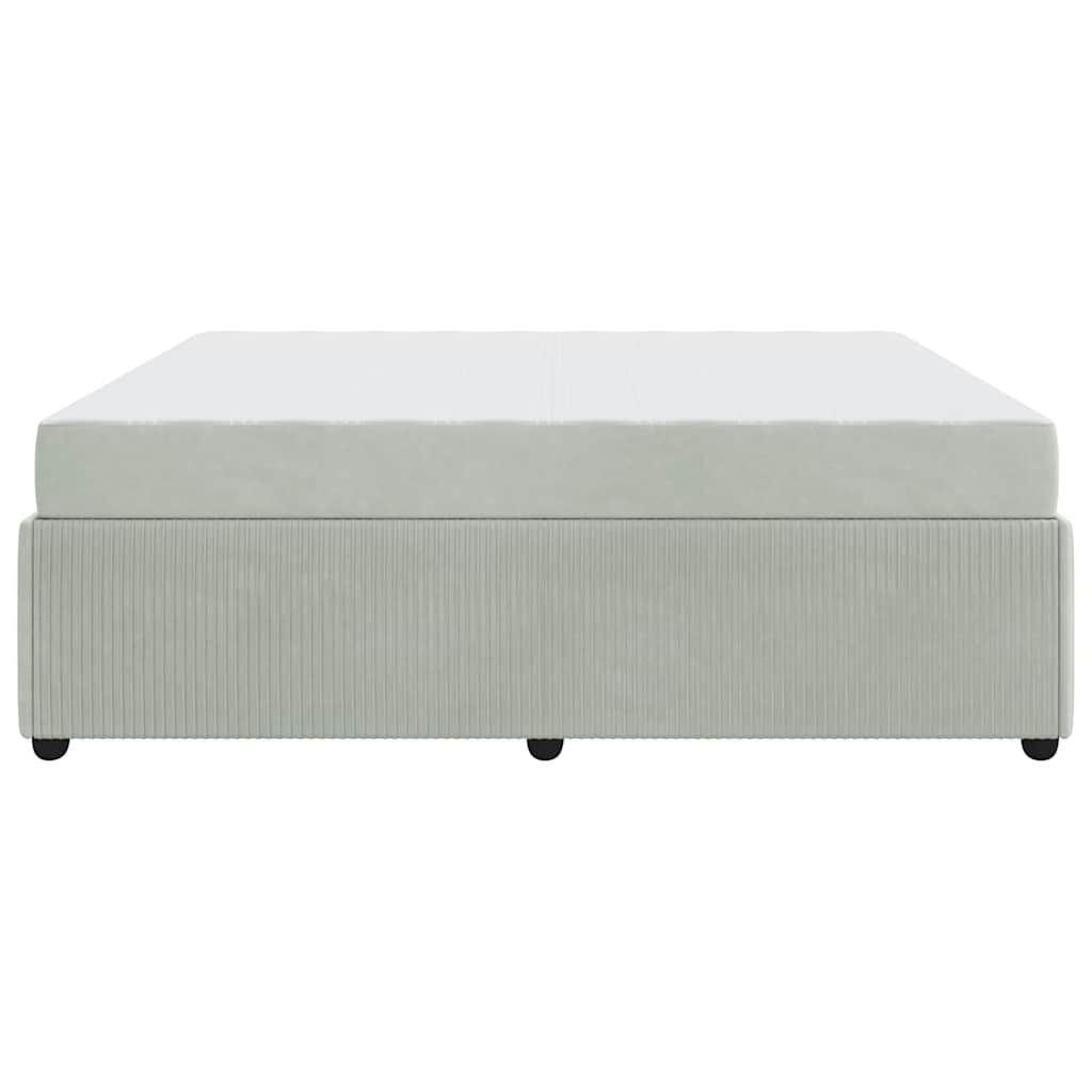 Struttura del letto Grigio chiaro 180 x 200 cm Tessuto | homemem39