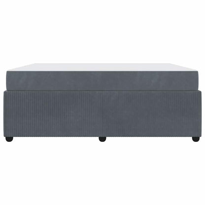Struttura del letto Grigio scuro 180 x 200 cm Tessuto | homemem39