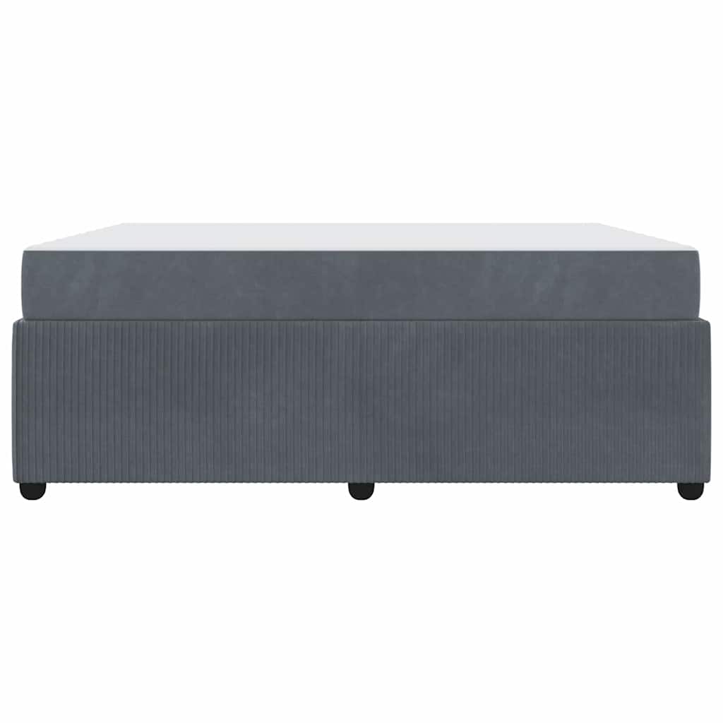 Struttura del letto Grigio scuro 180 x 200 cm Tessuto - homemem39