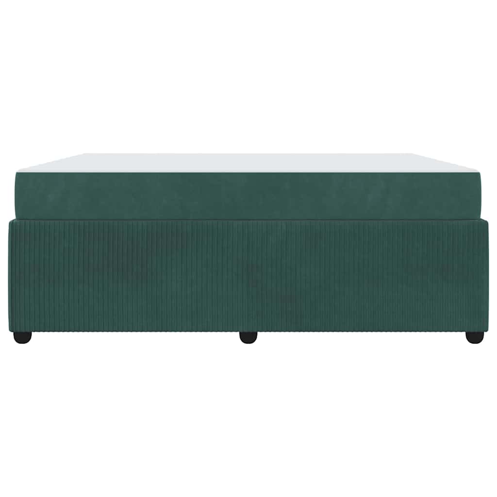 Struttura del letto Verde Scuro 180 x 200 cm Tessuto | homemem39