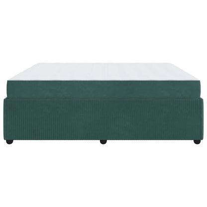 Struttura del letto Verde Scuro 180 x 200 cm Tessuto | homemem39