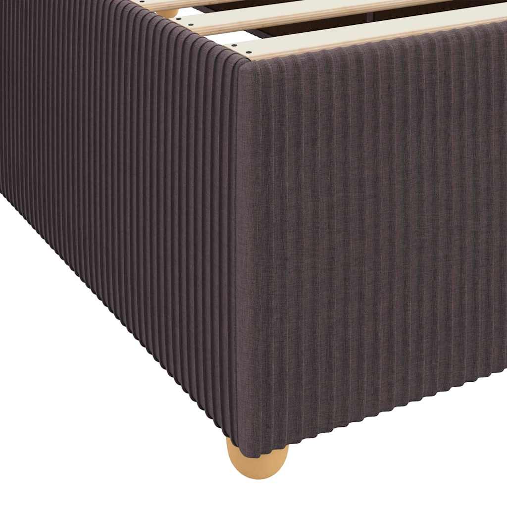 Struttura del letto Marrone Scuro 200 x 200 cm Tessuto | homemem39