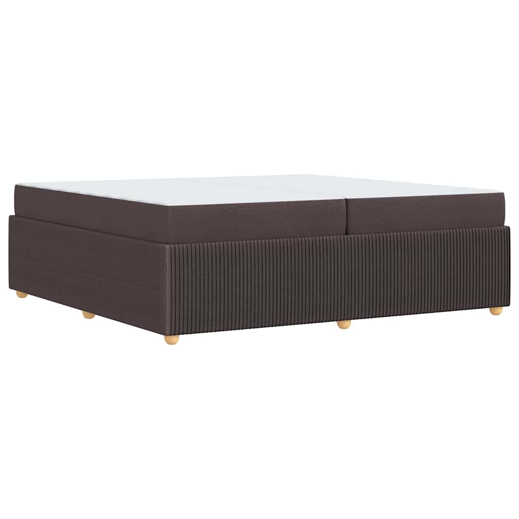 Struttura del letto Marrone Scuro 200 x 200 cm Tessuto | homemem39