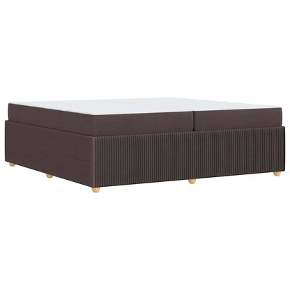 Struttura del letto Marrone Scuro 200 x 200 cm Tessuto | homemem39