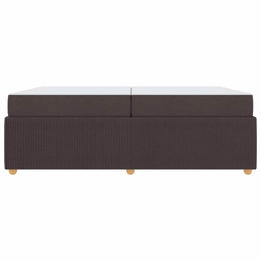 Struttura del letto Marrone Scuro 200 x 200 cm Tessuto | homemem39