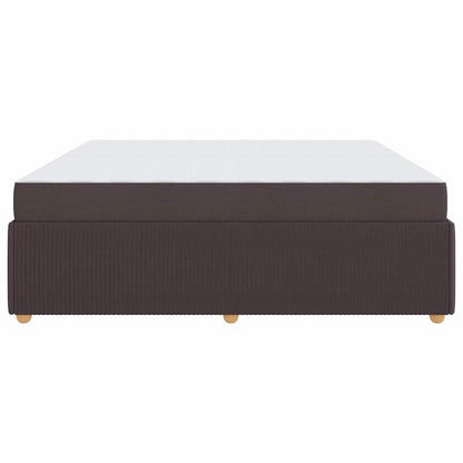 Struttura del letto Marrone Scuro 200 x 200 cm Tessuto | homemem39