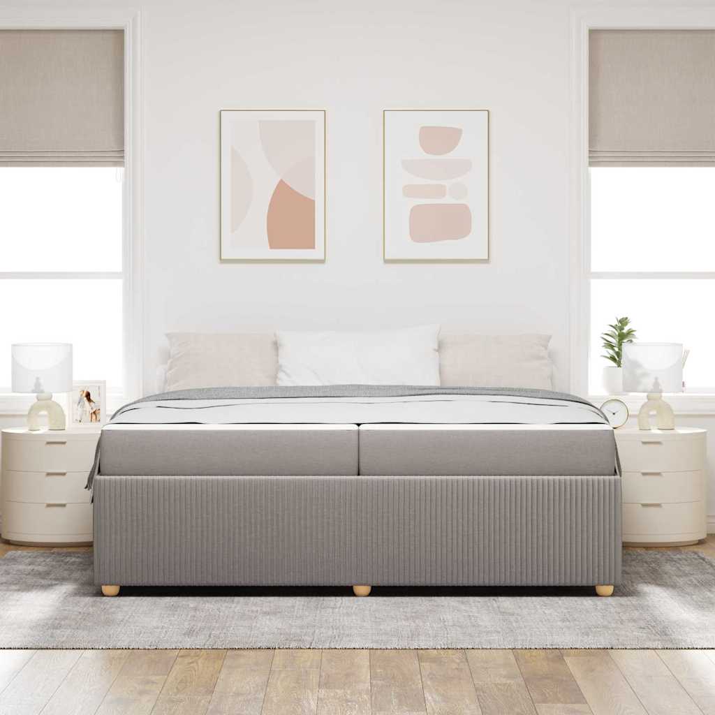 Struttura del letto con materasso Talpa 200 x 200 cm Tessuto | homemem39