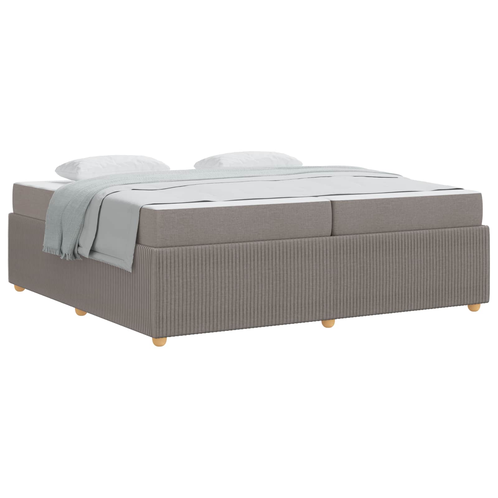 Struttura del letto con materasso Talpa 200 x 200 cm Tessuto | homemem39