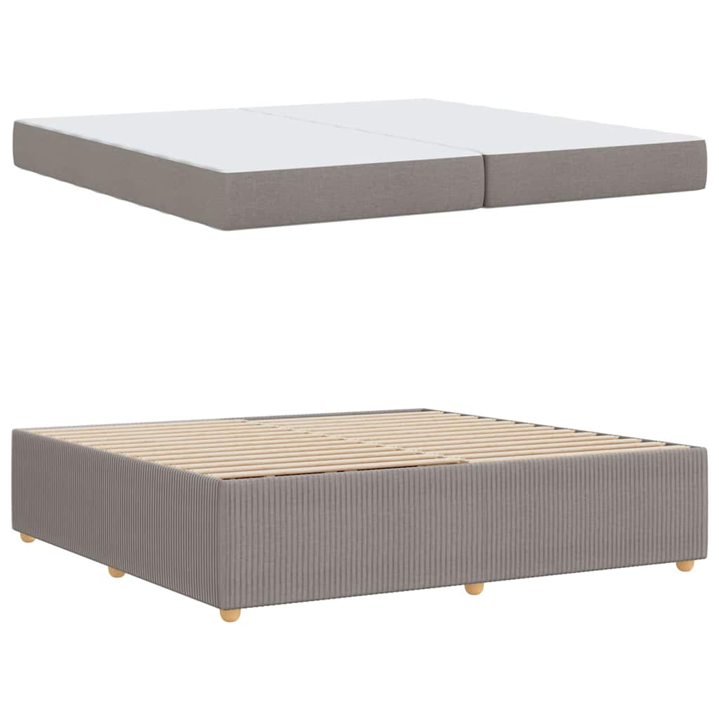 Struttura del letto con materasso Talpa 200 x 200 cm Tessuto | homemem39