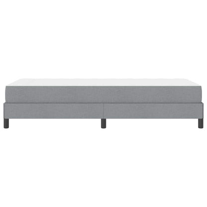 Letto a molle con materasso Grigio chiaro 80 x 200 cm Tessuto | homemem39