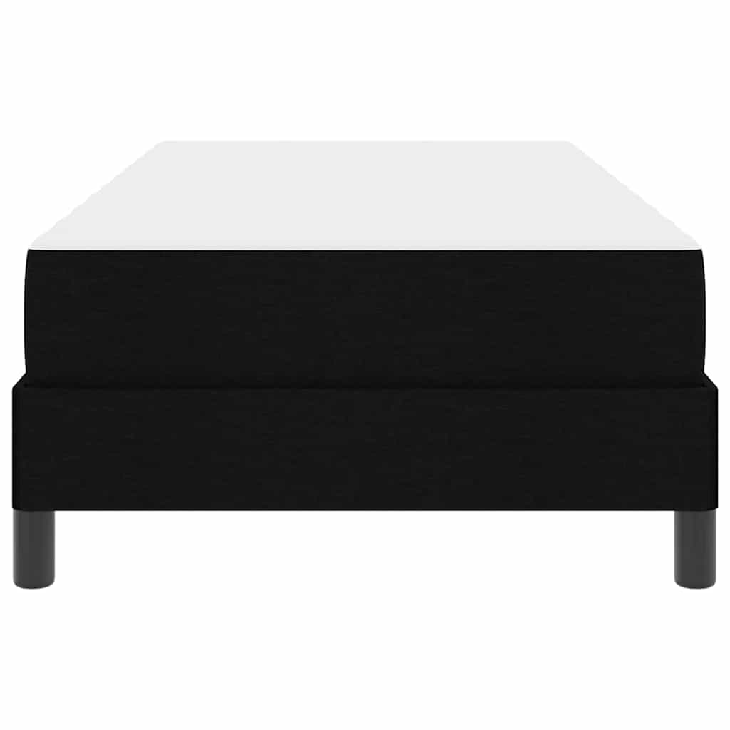 Letto a molle con materasso Nero 80 x 200 cm Tessuto | homemem39