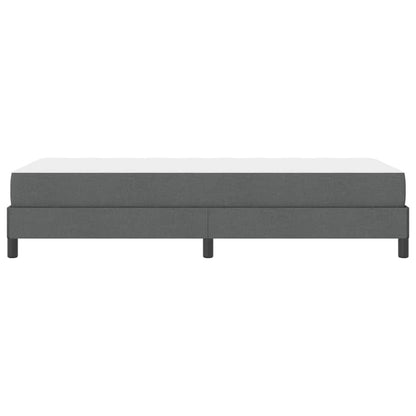 Letto a molle con materasso Grigio scuro 90 x 190 cm Tessuto | homemem39