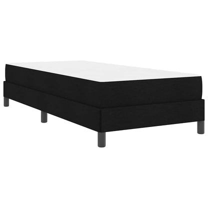Letto a molle con materasso Nero 90 x 190 cm Tessuto | homemem39