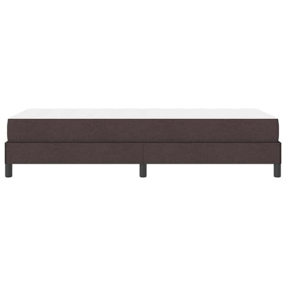 Letto a molle con materasso Marrone Scuro 90 x 190 cm Tessuto | homemem39