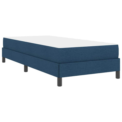 Letto a molle con materasso Blu 90 x 190 cm Tessuto | homemem39