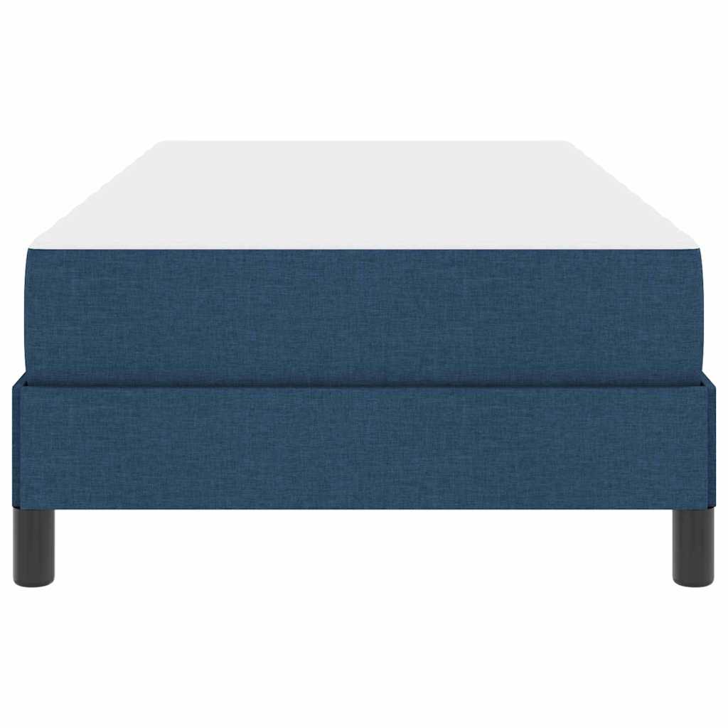 Letto a molle con materasso Blu 90 x 190 cm Tessuto | homemem39