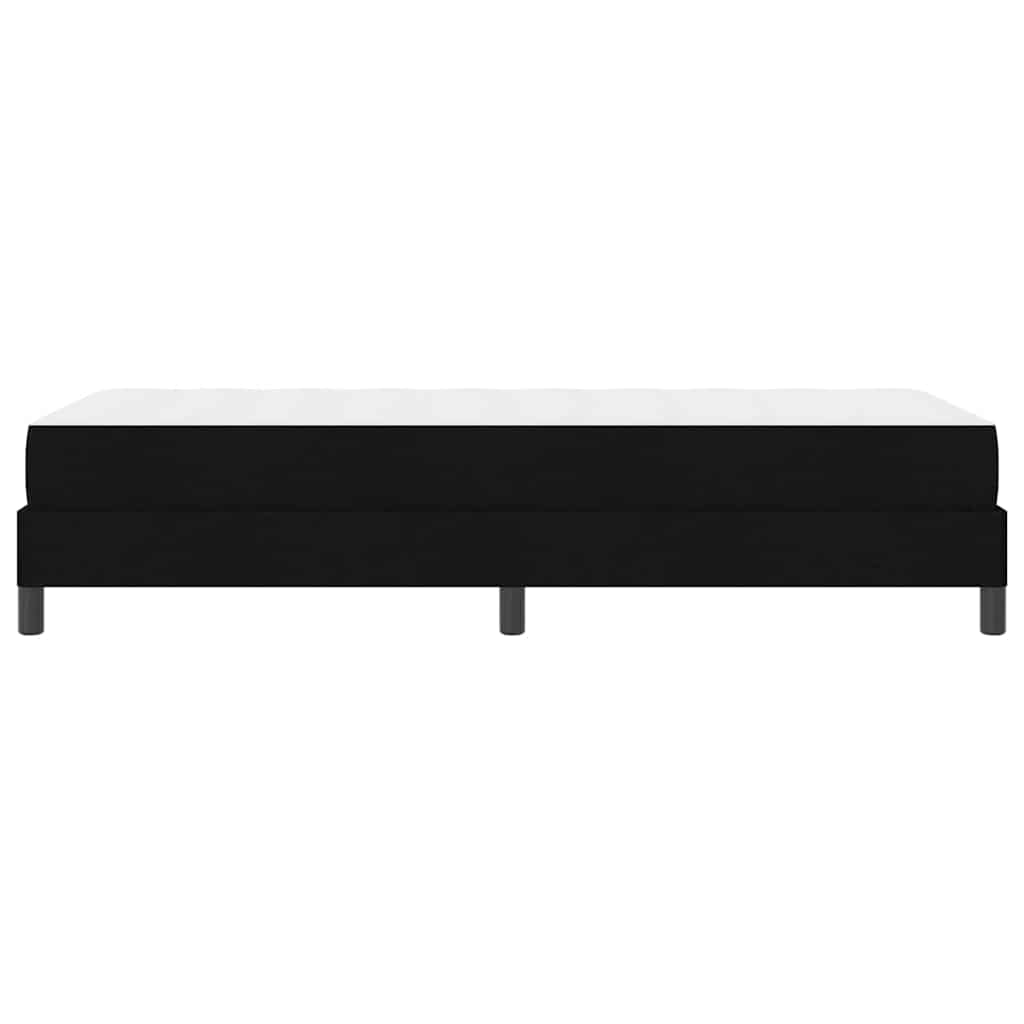 Letto a molle con materasso Nero 90 x 200 cm Tessuto | homemem39