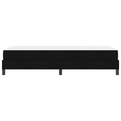 Letto a molle con materasso Nero 90 x 200 cm Tessuto | homemem39