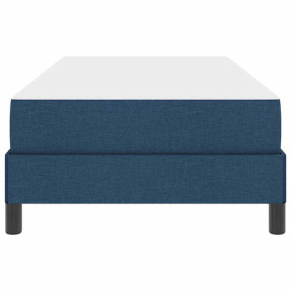 Letto a molle con materasso Blu 90 x 200 cm Tessuto | homemem39