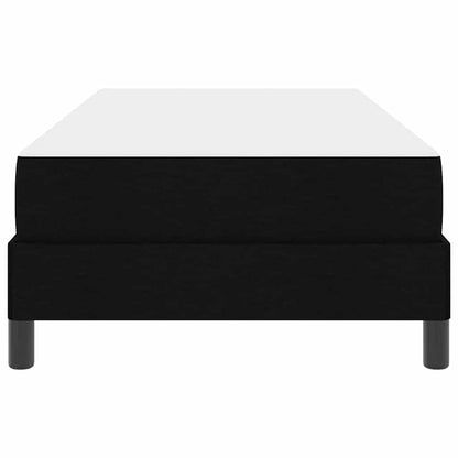 Letto a molle con materasso Nero 100 x 200 cm Tessuto | homemem39