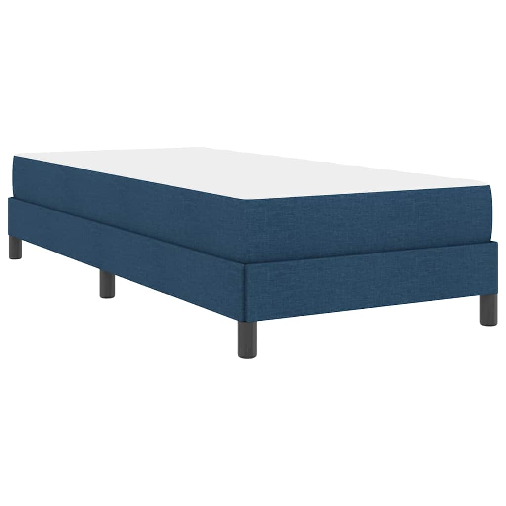 Letto a molle con materasso Blu 100 x 200 cm Tessuto | homemem39