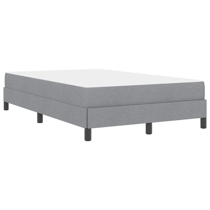Letto a molle con materasso Grigio chiaro 120 x 190 cm Tessuto | homemem39