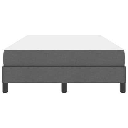 Letto a molle con materasso Grigio scuro 120 x 190 cm Tessuto | homemem39