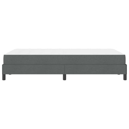 Letto a molle con materasso Grigio scuro 120 x 190 cm Tessuto | homemem39