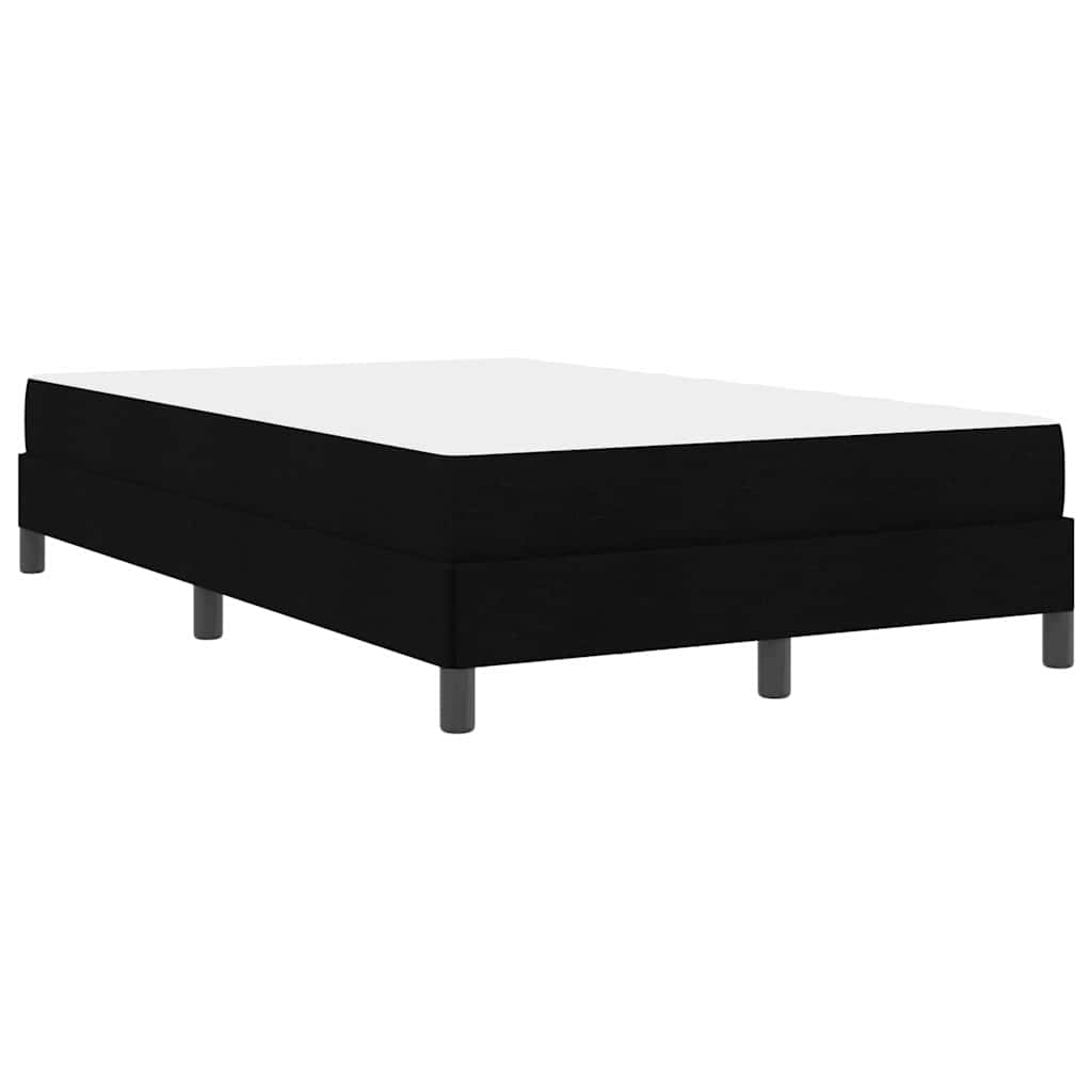 Letto a molle con materasso Nero 120 x 190 cm Tessuto | homemem39