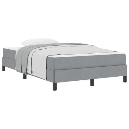 Letto a molle con materasso Grigio chiaro 120 x 200 cm Tessuto | homemem39