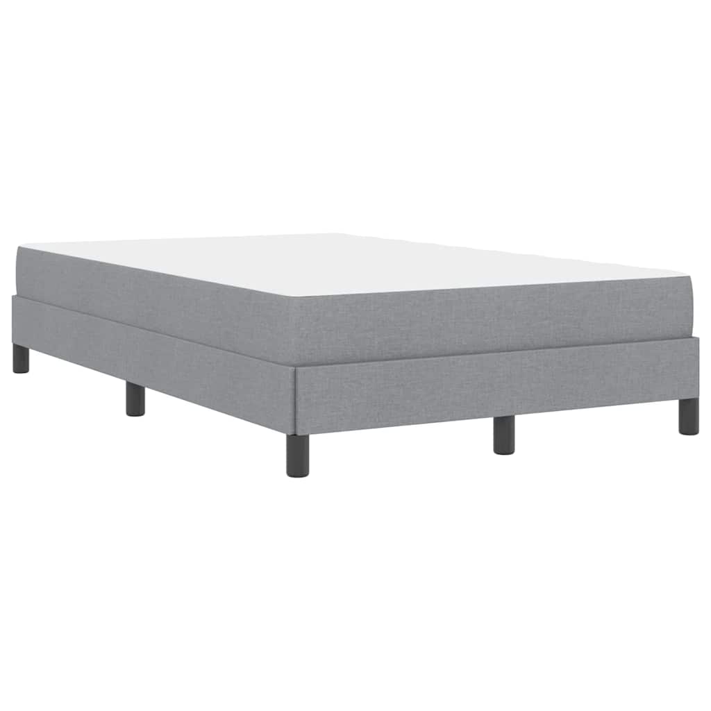 Letto a molle con materasso Grigio chiaro 120 x 200 cm Tessuto | homemem39