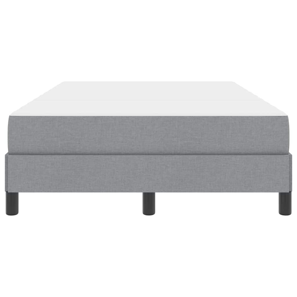 Letto a molle con materasso Grigio chiaro 120 x 200 cm Tessuto | homemem39