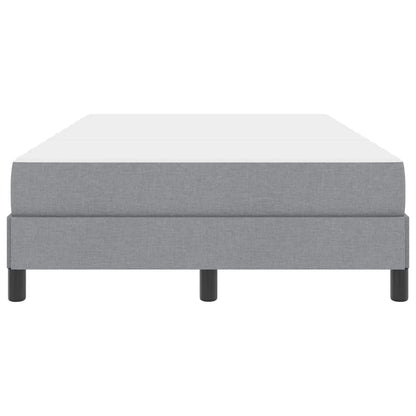 Letto a molle con materasso Grigio chiaro 120 x 200 cm Tessuto | homemem39