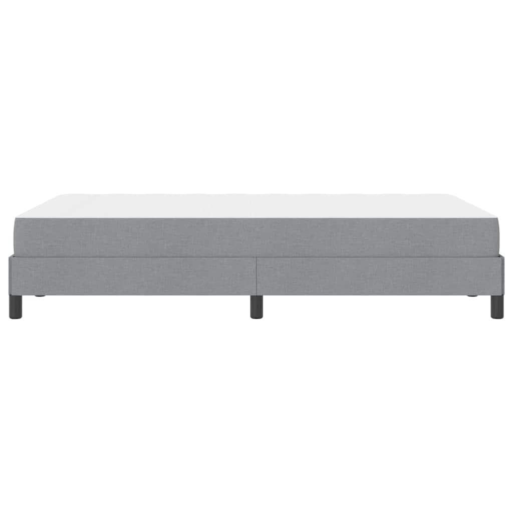 Letto a molle con materasso Grigio chiaro 120 x 200 cm Tessuto | homemem39