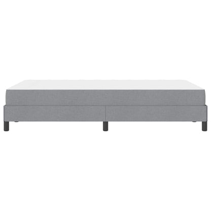 Letto a molle con materasso Grigio chiaro 120 x 200 cm Tessuto | homemem39