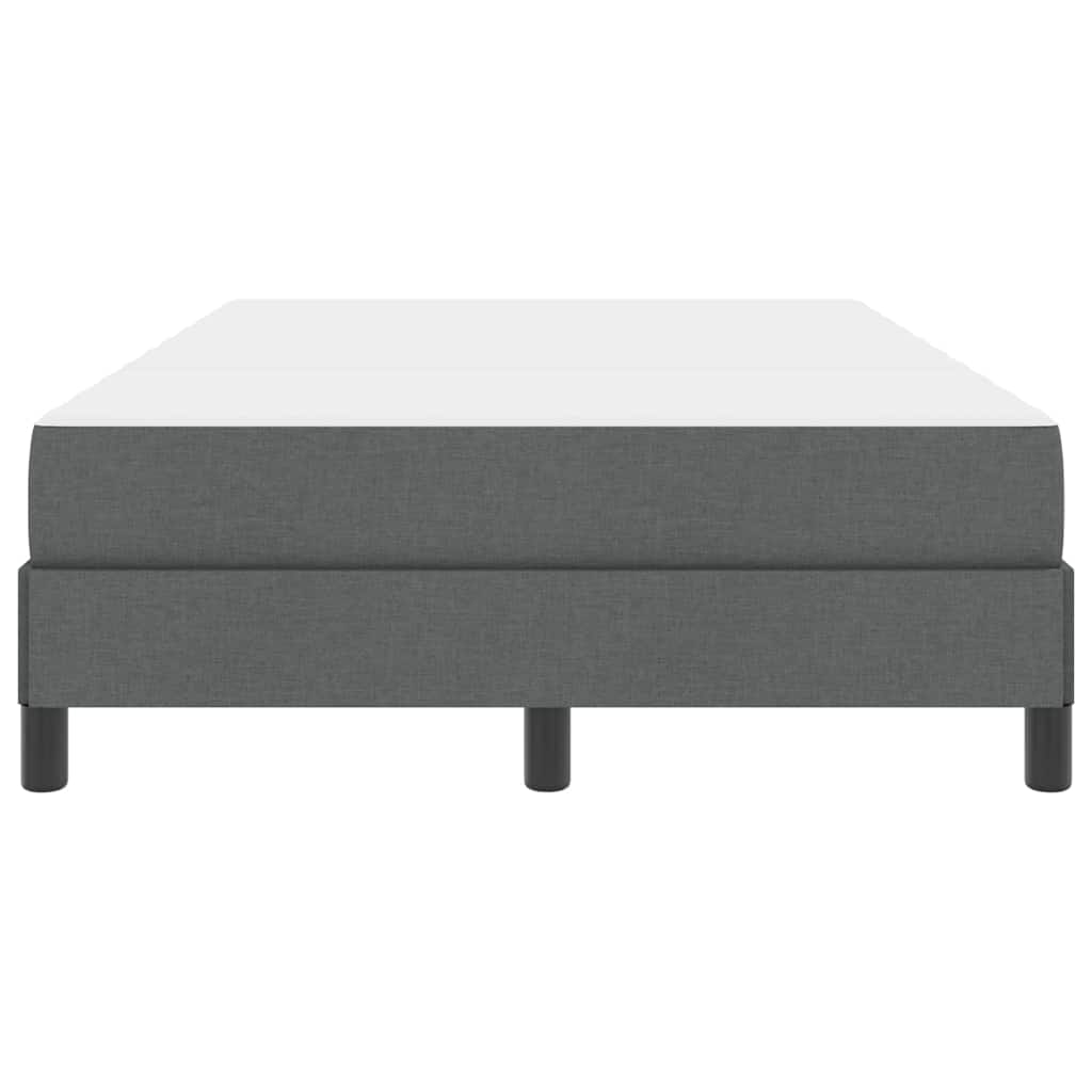 Letto a molle con materasso Grigio scuro 120 x 200 cm Tessuto | homemem39