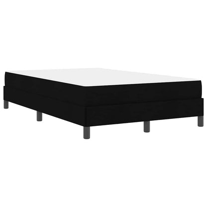 Letto a molle con materasso Nero 120 x 200 cm Tessuto | homemem39
