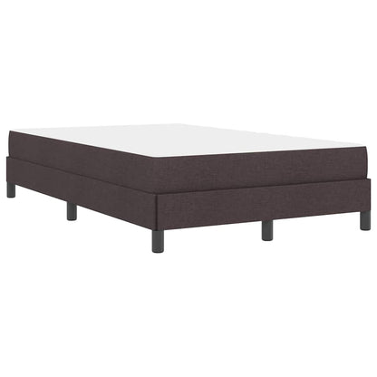 Letto a molle con materasso Marrone Scuro 120 x 200 cm Tessuto | homemem39