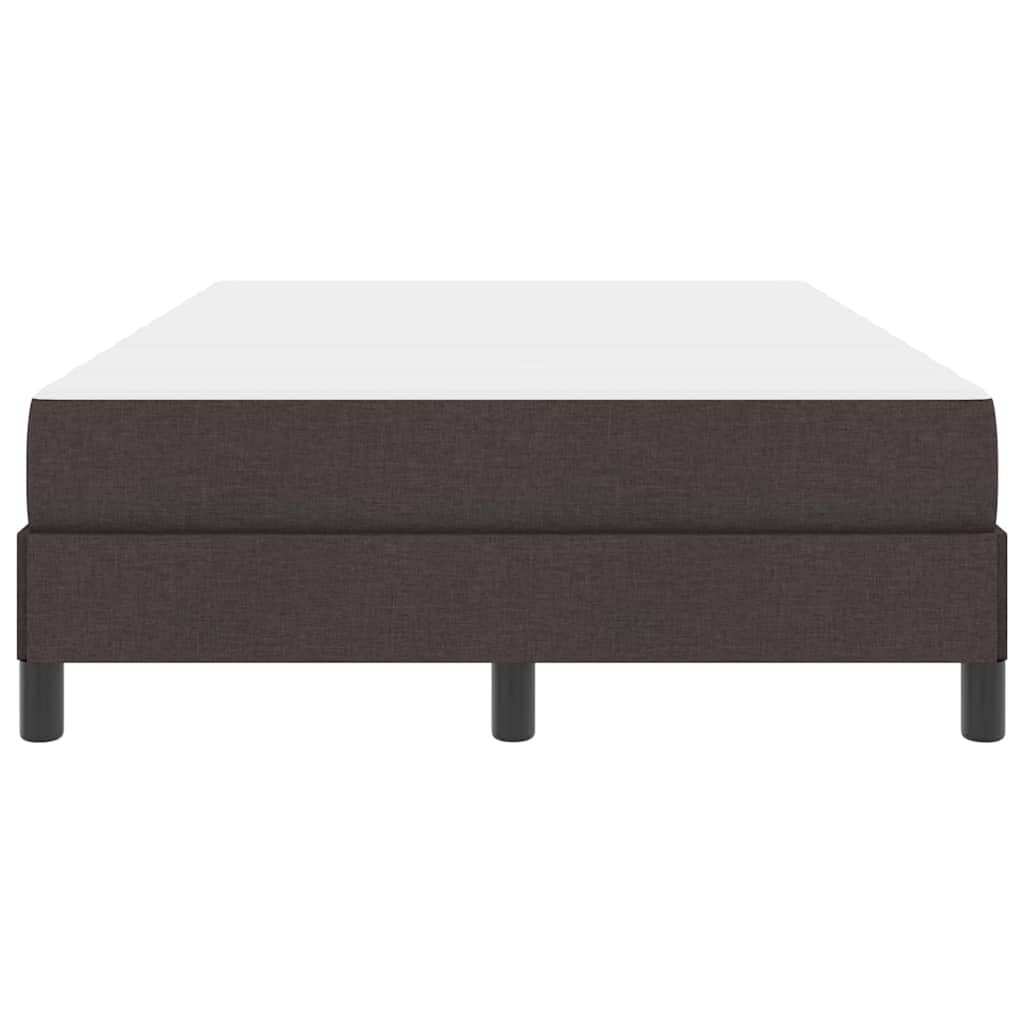 Letto a molle con materasso Marrone Scuro 120 x 200 cm Tessuto | homemem39