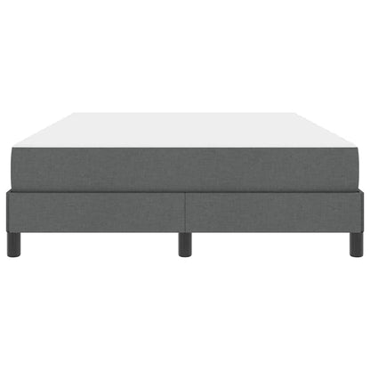 Letto a molle con materasso Grigio scuro 140 x 190 cm Tessuto | homemem39