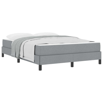 Letto a molle con materasso Grigio chiaro 140 x 200 cm Tessuto | homemem39