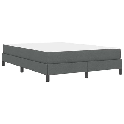 Letto a molle con materasso Grigio scuro 140 x 200 cm Tessuto | homemem39