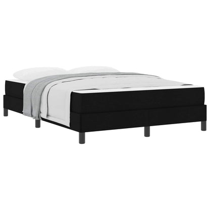 Letto a molle con materasso Nero 140 x 200 cm Tessuto | homemem39