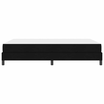 Letto a molle con materasso Nero 140 x 200 cm Tessuto | homemem39