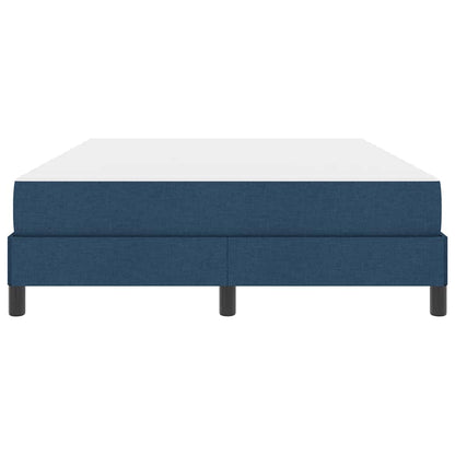 Letto a molle con materasso Blu 140 x 200 cm Tessuto | homemem39