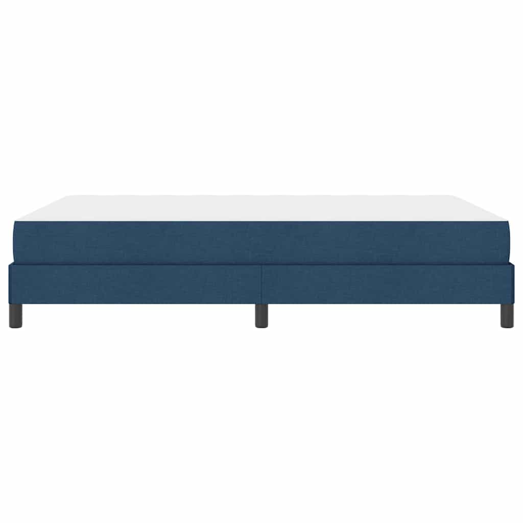 Letto a molle con materasso Blu 140 x 200 cm Tessuto | homemem39